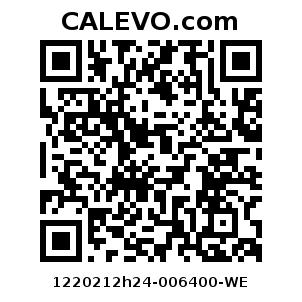 Calevo.com Preisschild 1220212h24-006400-WE