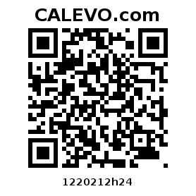 Calevo.com Preisschild 1220212h24