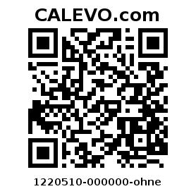 Calevo.com Preisschild 1220510-000000-ohne