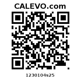 Calevo.com Preisschild 1230104s25