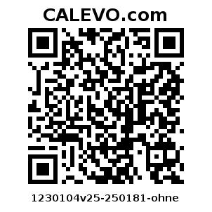 Calevo.com Preisschild 1230104v25-250181-ohne