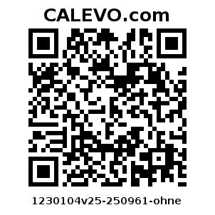 Calevo.com Preisschild 1230104v25-250961-ohne