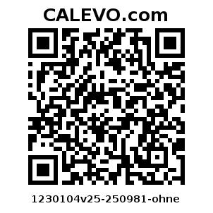 Calevo.com Preisschild 1230104v25-250981-ohne