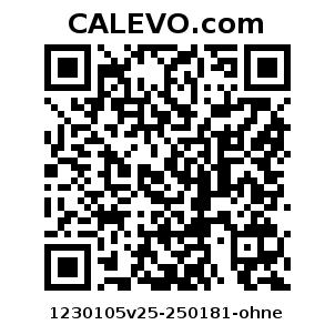 Calevo.com Preisschild 1230105v25-250181-ohne