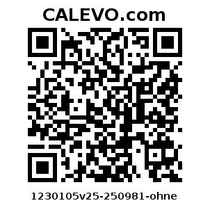 Calevo.com Preisschild 1230105v25-250981-ohne