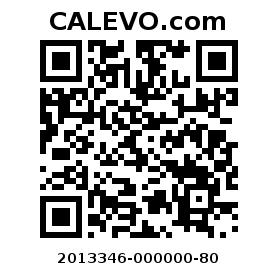 Calevo.com Preisschild 2013346-000000-80