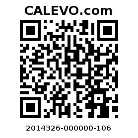 Calevo.com Preisschild 2014326-000000-106