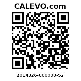 Calevo.com Preisschild 2014326-000000-52