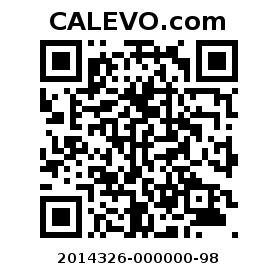 Calevo.com Preisschild 2014326-000000-98