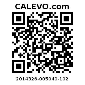 Calevo.com Preisschild 2014326-005040-102