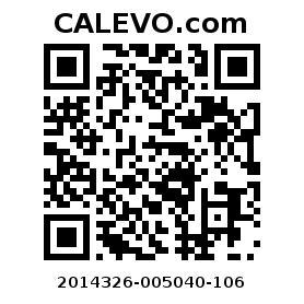 Calevo.com Preisschild 2014326-005040-106