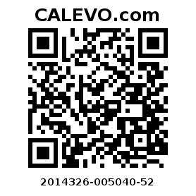 Calevo.com Preisschild 2014326-005040-52