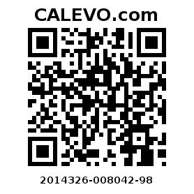 Calevo.com Preisschild 2014326-008042-98