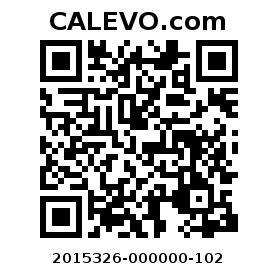 Calevo.com Preisschild 2015326-000000-102