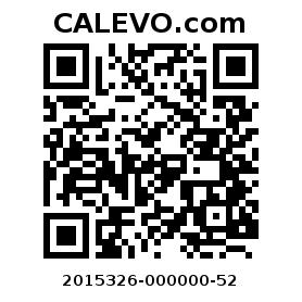 Calevo.com Preisschild 2015326-000000-52