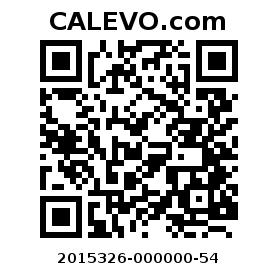 Calevo.com Preisschild 2015326-000000-54