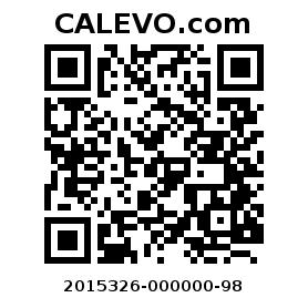 Calevo.com Preisschild 2015326-000000-98