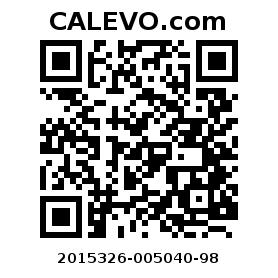 Calevo.com Preisschild 2015326-005040-98