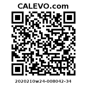 Calevo.com Preisschild 2020210w24-008042-34