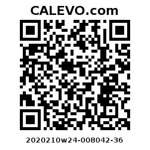 Calevo.com Preisschild 2020210w24-008042-36