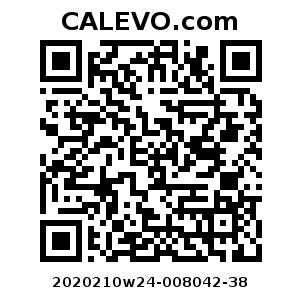 Calevo.com Preisschild 2020210w24-008042-38