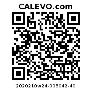 Calevo.com Preisschild 2020210w24-008042-40