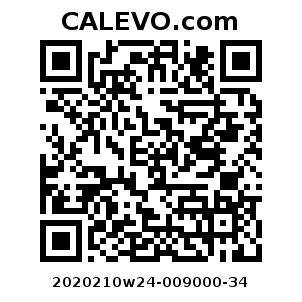 Calevo.com Preisschild 2020210w24-009000-34