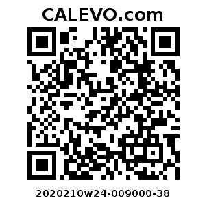 Calevo.com Preisschild 2020210w24-009000-38