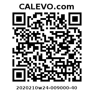 Calevo.com Preisschild 2020210w24-009000-40