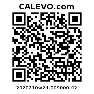 Calevo.com Preisschild 2020210w24-009000-42