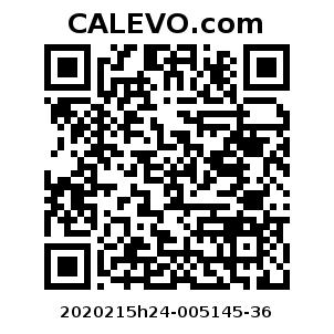 Calevo.com Preisschild 2020215h24-005145-36