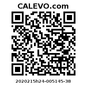 Calevo.com Preisschild 2020215h24-005145-38