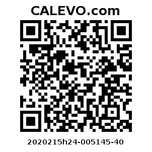 Calevo.com Preisschild 2020215h24-005145-40