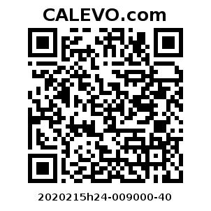 Calevo.com Preisschild 2020215h24-009000-40