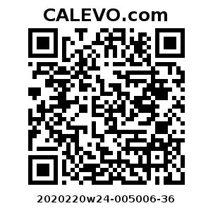 Calevo.com Preisschild 2020220w24-005006-36