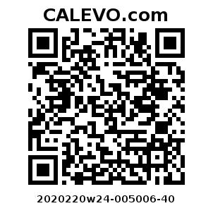 Calevo.com Preisschild 2020220w24-005006-40