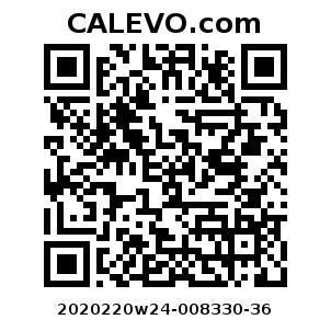 Calevo.com Preisschild 2020220w24-008330-36