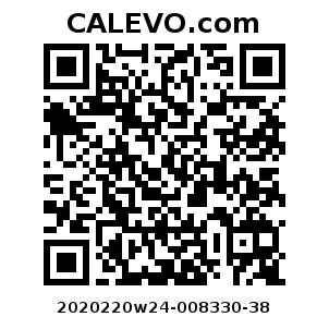 Calevo.com Preisschild 2020220w24-008330-38