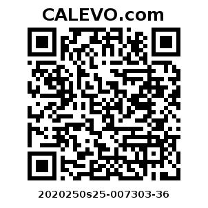 Calevo.com Preisschild 2020250s25-007303-36