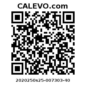 Calevo.com Preisschild 2020250s25-007303-40