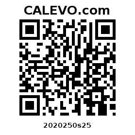 Calevo.com Preisschild 2020250s25