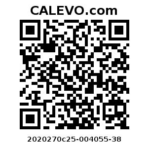 Calevo.com Preisschild 2020270c25-004055-38