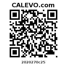 Calevo.com Preisschild 2020270c25