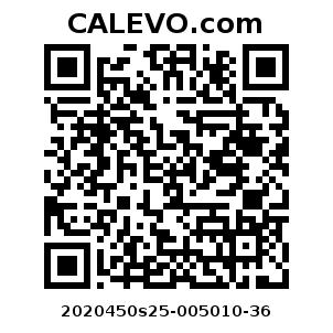 Calevo.com Preisschild 2020450s25-005010-36