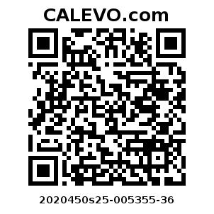 Calevo.com Preisschild 2020450s25-005355-36