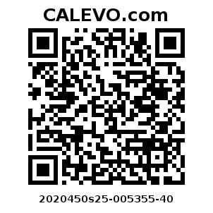 Calevo.com Preisschild 2020450s25-005355-40