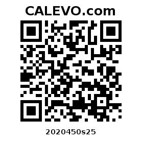 Calevo.com Preisschild 2020450s25