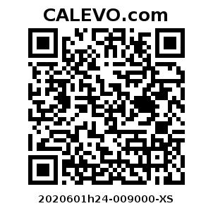 Calevo.com Preisschild 2020601h24-009000-XS