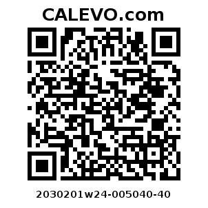 Calevo.com Preisschild 2030201w24-005040-40