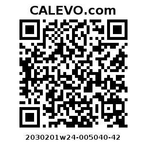 Calevo.com Preisschild 2030201w24-005040-42